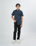 Eminent Boys Solid Poly Viscose Shirt