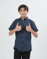 Eminent Boys Solid Poly Viscose Shirt
