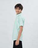 Eminent Boys Solid Poly Viscose Shirt