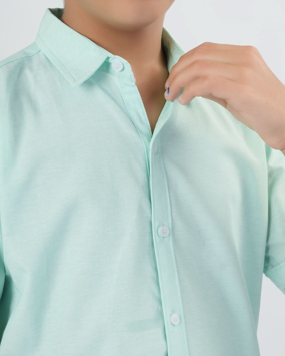 Eminent Boys Solid Poly Viscose Shirt