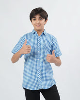 Eminent Boys Check Yarn Dyed Shirt