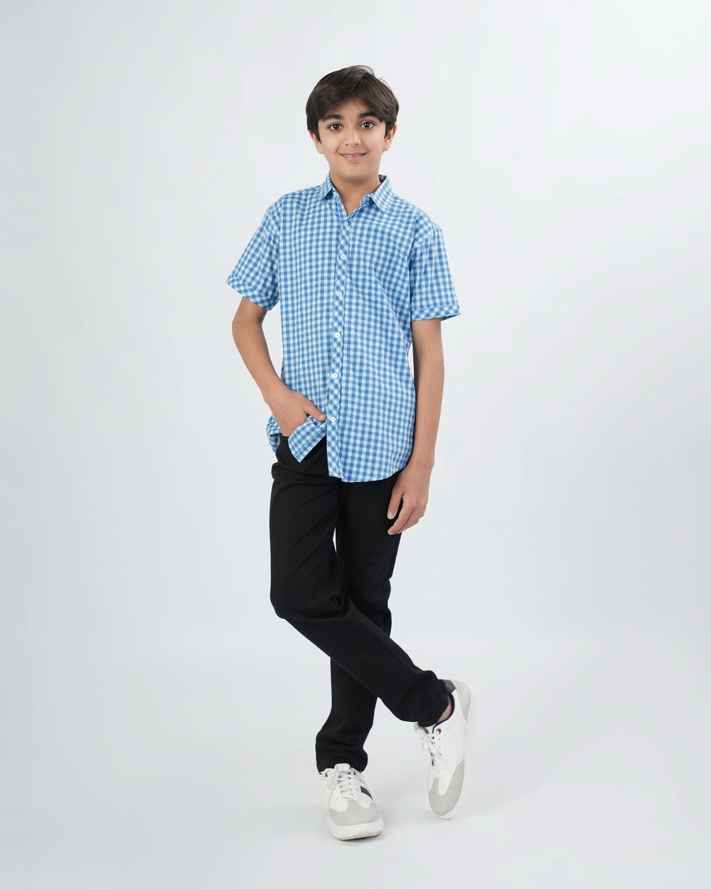 Eminent Boys Check Yarn Dyed Shirt
