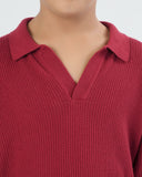 Eminent Boys Plain Acrylic Polo Sweater