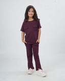 Eminent Girls Co-Ord Set - Maroon