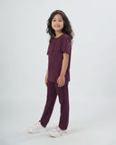 Eminent Girls Co-Ord Set - Maroon