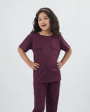 Eminent Girls Co-Ord Set - Maroon