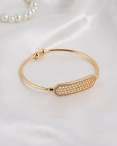 Eminent Women’s Crystal Panel Bangle