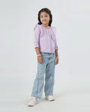 Eminent Girls Dyed Seersucker Top