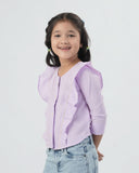 Eminent Girls Dyed Seersucker Top