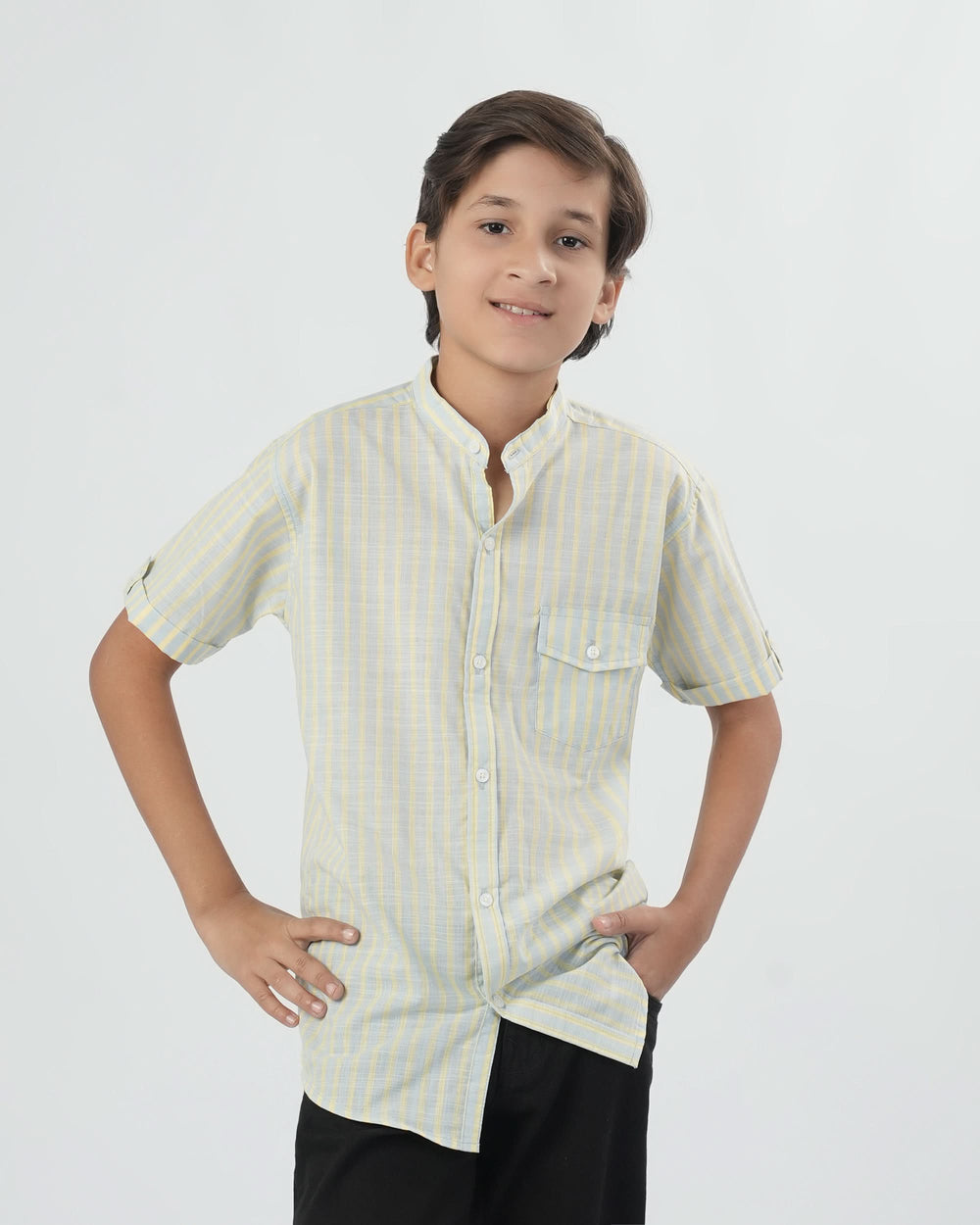 Eminent Boy's Casual Half Sleeves Shirt