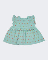 Eminent Newborn Girls Half Sleeves Frock
