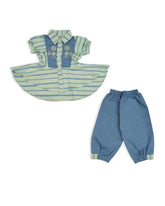 Girls Half Sleeves Suit