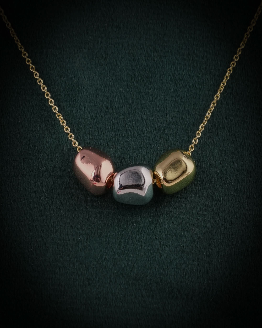 Eminent Women's Trio Charm Necklace Set