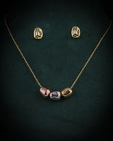 Eminent Women's Trio Charm Necklace Set