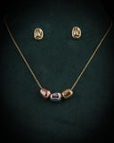 Eminent Women's Trio Charm Necklace Set