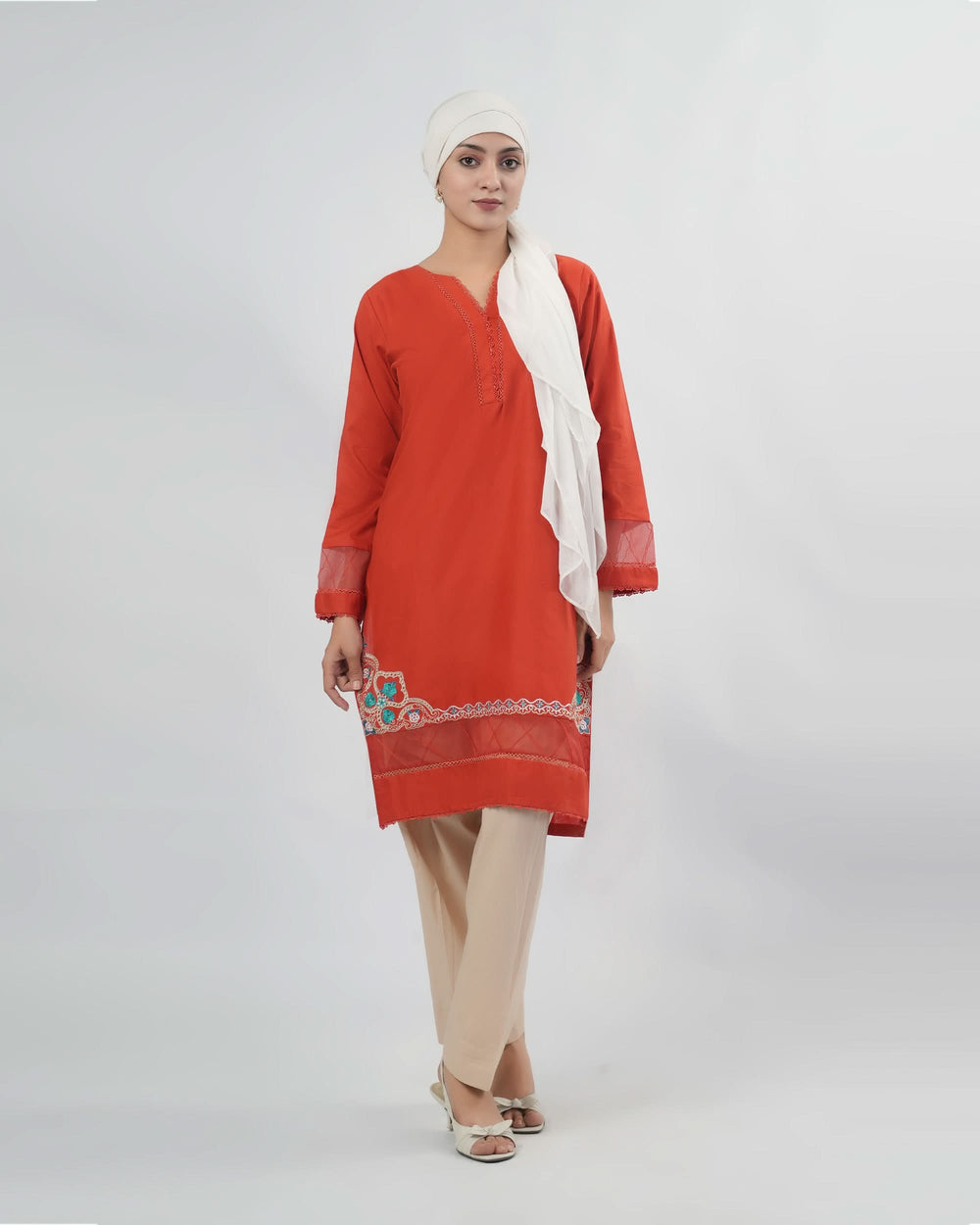 Valuables Women's Embroidered Kurti