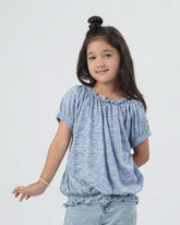 Eminent Girls Half Sleeves T-Shirt - Off White