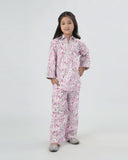 Eminent Girls Solid Cotton Co-Ord Set