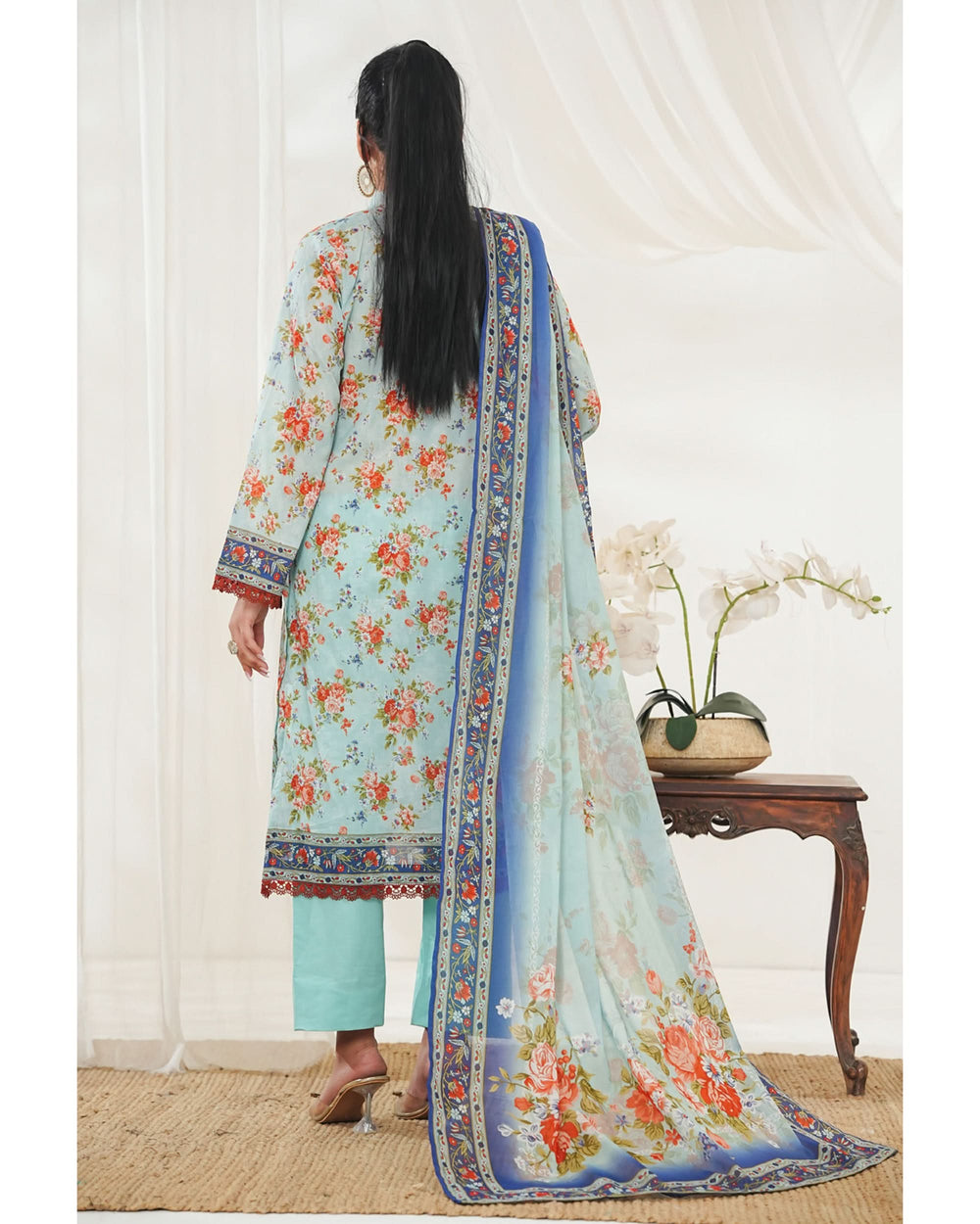MISRI Lawn Printed 3-Piece Suit By VS Textile V-2