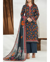 MISRI Lawn Printed 3-Piece Suit By VS Textile V-1