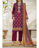 DAMAN By Vs Textile Exclusive Lawn Printed 3-PCS Unstitched Suit - 730