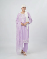 Valuables Women Chiffon Embroidered 3-Piece Suit