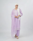 Valuables Women Chiffon Embroidered 3-Piece Suit