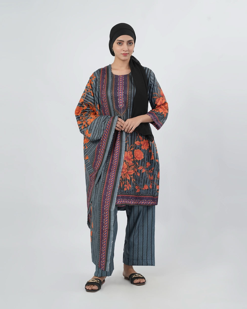 Shahzaib Gull Gee Printed 3-Pcs Suit