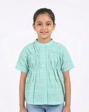Eminent Girls Half Sleeves Woven Top