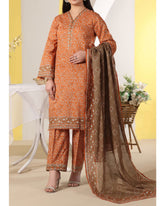 DAMAN Exclusive Lawn Printed 3-Piece Suit By VS Textile V-4