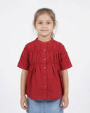 Eminent Girls Half Sleeves Woven Top