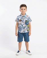 Boys Half Sleeves Short Suit