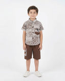 Boys Half Sleeves Short Suit