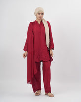Valuables Women’s Embroidered 3Pcs Suit