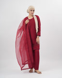 Valuables Women Raw Silk 3Pcs Suit