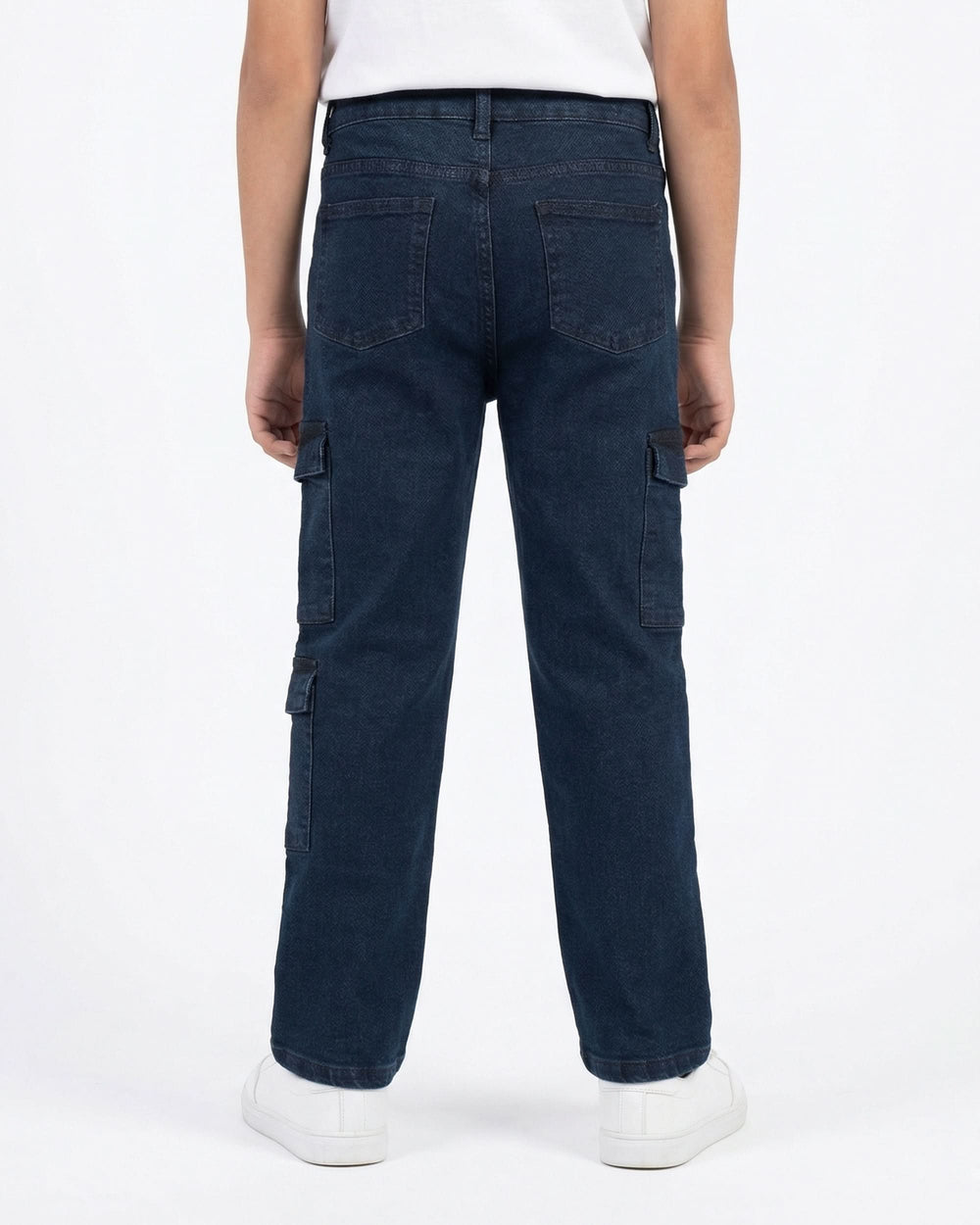 Boys Denim Cargo Pant