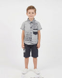 Boys Half Sleeves Short Suit