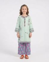 Girls Embroidered Shalwar Suit