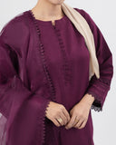 Valuables Women Raw Silk 3Pcs Suit
