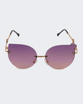 Eminent Butterfly Rimless Sunglasses
