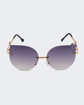 Eminent Rimless Butterfly Sunglasses