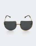 Eminent Rimless Square Rhinestone Sunglasses