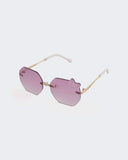 Eminent Rimless Octagon Sunglasses