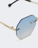 Eminent Rimless Octagon Sunglasses