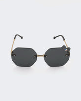 Eminent Rimless Octagon Sunglasses