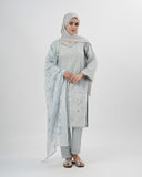 Valuables Women Embroidered 3Pcs Suit
