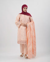 Valuables Women Embroidered 3Pcs Suit