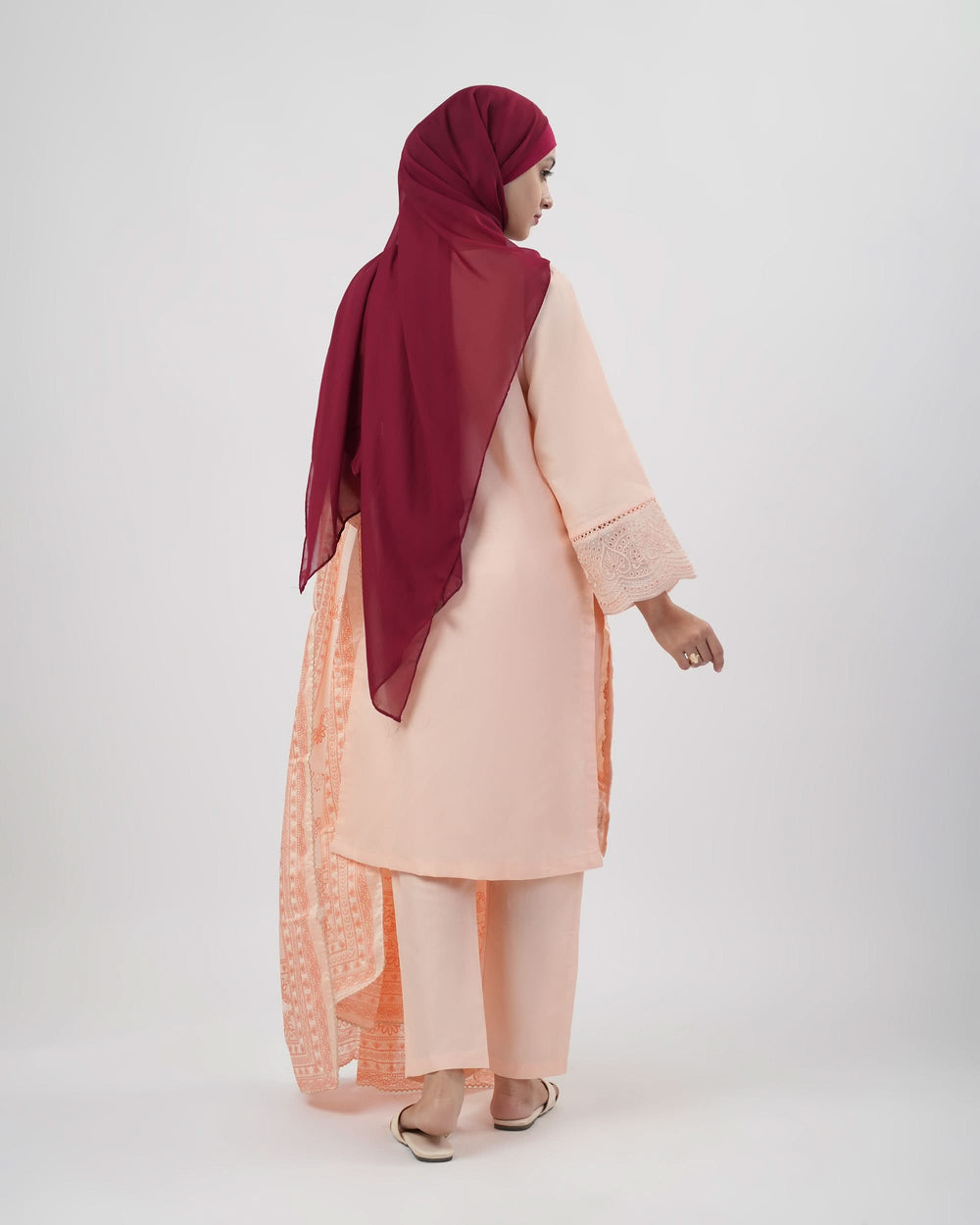 Valuables Women Embroidered 3Pcs Suit
