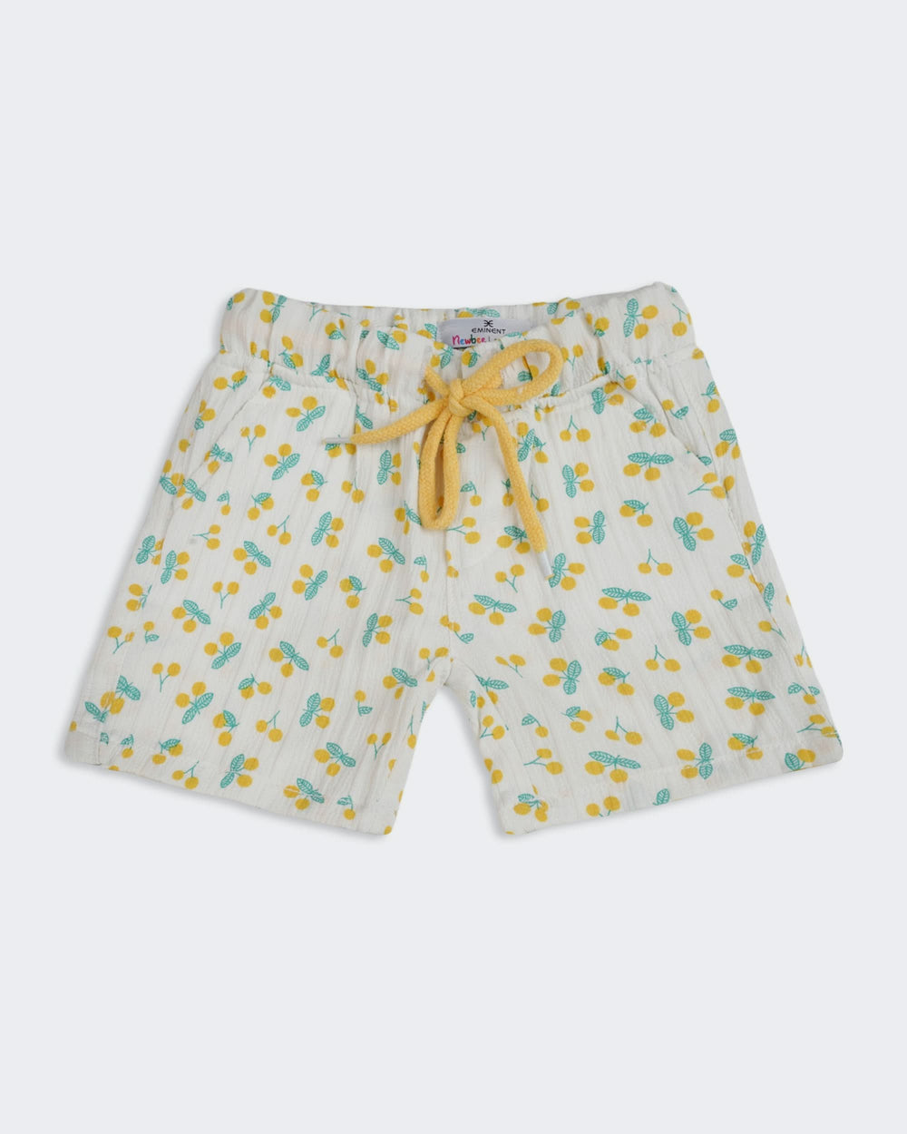 Eminent Newborn Girls Plain Interlock Shorts