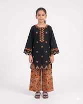 Girls Embroidered Shalwar Suit